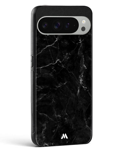 Marquina Black Marble Glass Case Phone Cover (Google)