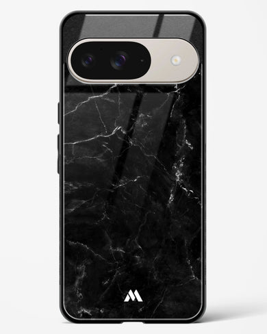 Marquina Black Marble Glass Case Phone Cover (Google)
