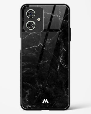 Marquina Black Marble Glass Case Phone Cover (Motorola)