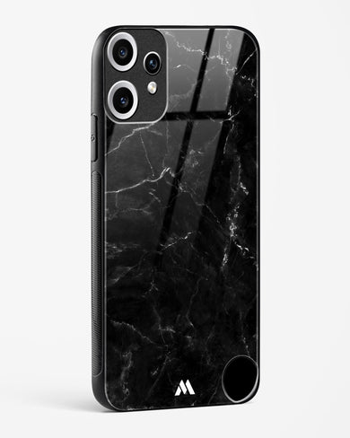 Marquina Black Marble Glass Case Phone Cover (Nothing)
