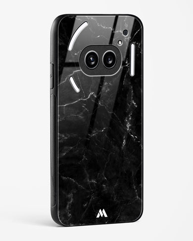 Marquina Black Marble Glass Case Phone Cover (Nothing)