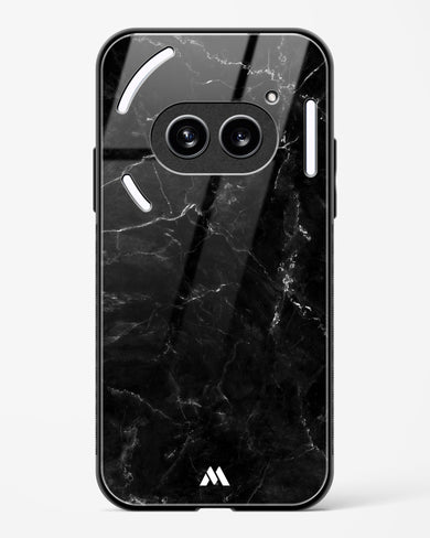 Marquina Black Marble Glass Case Phone Cover (Nothing)