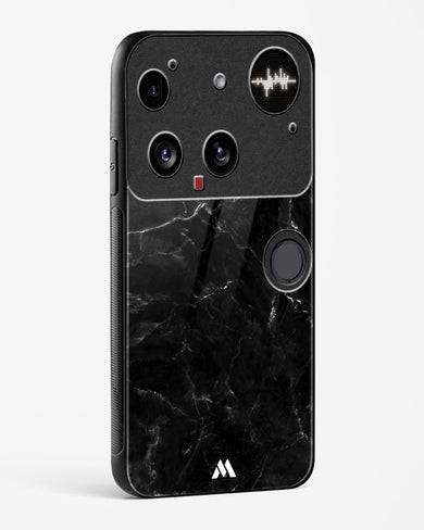 Marquina Black Marble Glass Case Phone Cover (Nothing)