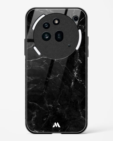 Marquina Black Marble Glass Case Phone Cover (Nothing)
