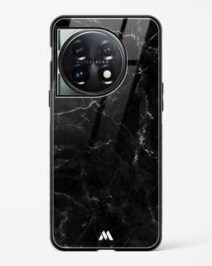 Marquina Black Marble Glass Case Phone Cover (OnePlus)