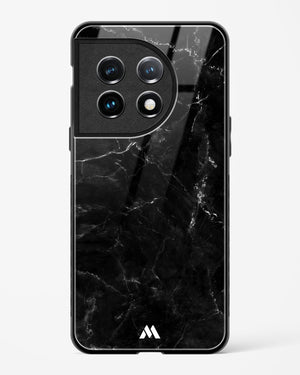 Marquina Black Marble Glass Case Phone Cover (OnePlus)