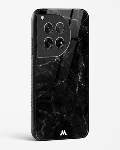 Marquina Black Marble Glass Case Phone Cover (OnePlus)