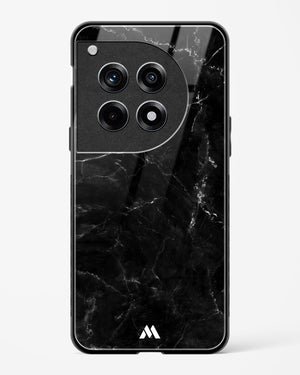 Marquina Black Marble Glass Case Phone Cover (OnePlus)