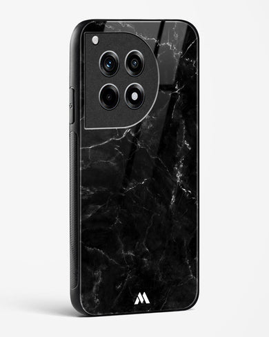 Marquina Black Marble Glass Case Phone Cover (OnePlus)