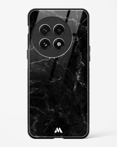 Marquina Black Marble Glass Case Phone Cover (OnePlus)