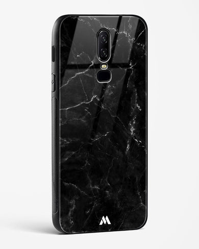 Marquina Black Marble Glass Case Phone Cover (OnePlus)