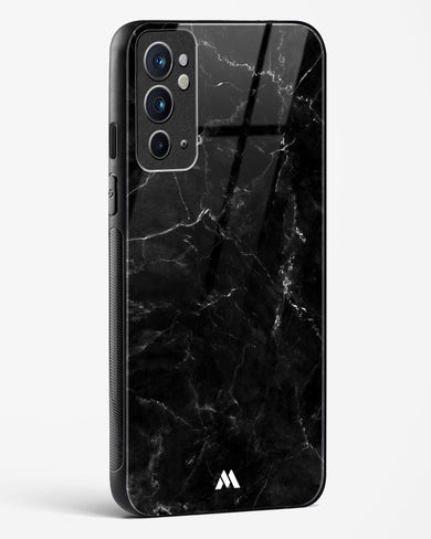 Marquina Black Marble Glass Case Phone Cover (OnePlus)
