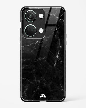 Marquina Black Marble Glass Case Phone Cover (OnePlus)