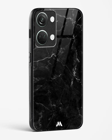 Marquina Black Marble Glass Case Phone Cover (OnePlus)