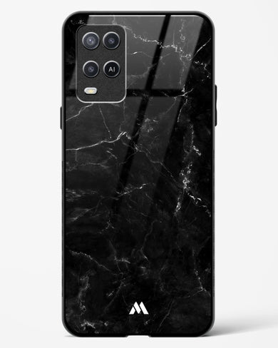 Marquina Black Marble Glass Case Phone Cover (Oppo)