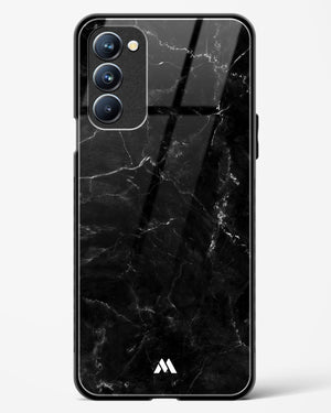 Marquina Black Marble Glass Case Phone Cover (Oppo)