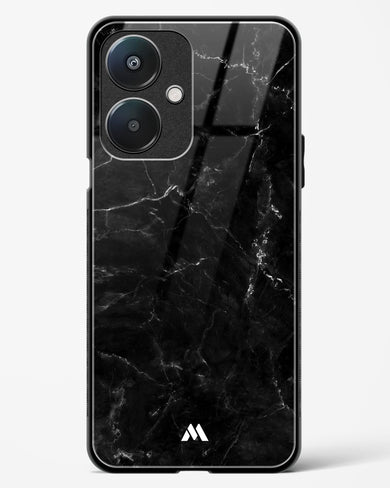 Marquina Black Marble Glass Case Phone Cover (Oppo)