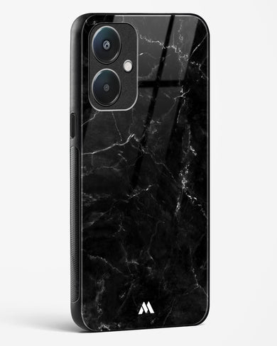 Marquina Black Marble Glass Case Phone Cover (Oppo)