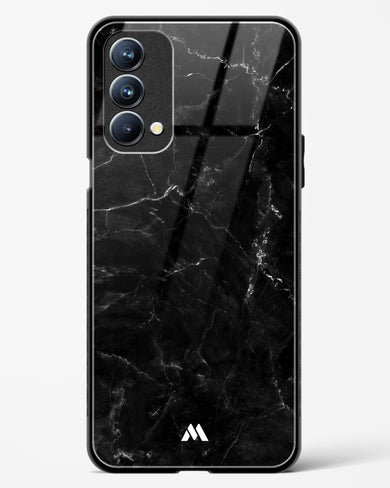 Marquina Black Marble Glass Case Phone Cover (Oppo)