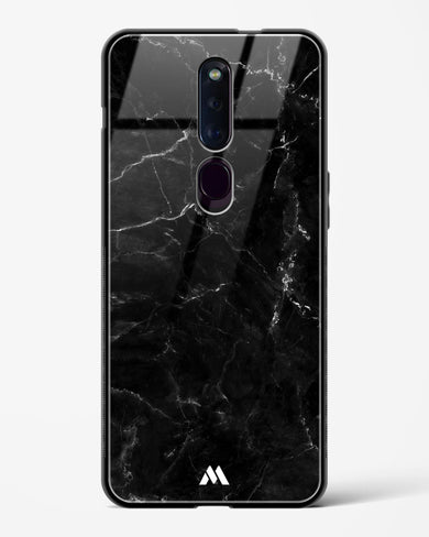 Marquina Black Marble Glass Case Phone Cover (Oppo)