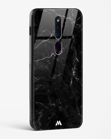 Marquina Black Marble Glass Case Phone Cover (Oppo)