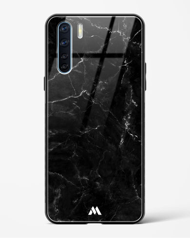 Marquina Black Marble Glass Case Phone Cover (Oppo)