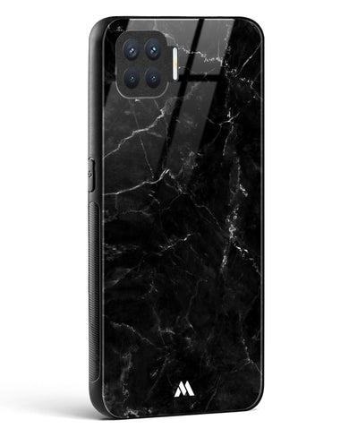 Marquina Black Marble Glass Case Phone Cover (Oppo)