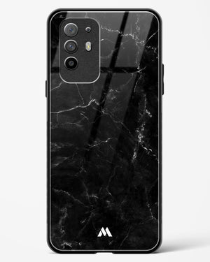 Marquina Black Marble Glass Case Phone Cover (Oppo)