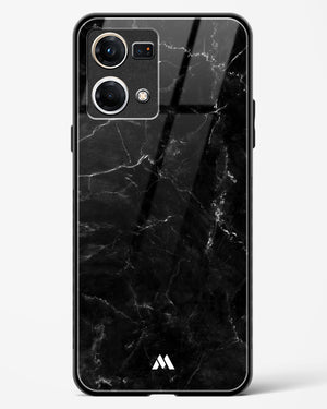 Marquina Black Marble Glass Case Phone Cover (Oppo)