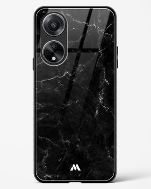 Marquina Black Marble Glass Case Phone Cover (Oppo)