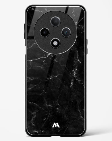 Marquina Black Marble Glass Case Phone Cover (Oppo)