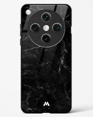 Marquina Black Marble Glass Case Phone Cover (Oppo)