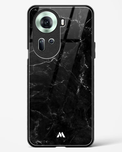 Marquina Black Marble Glass Case Phone Cover (Oppo)