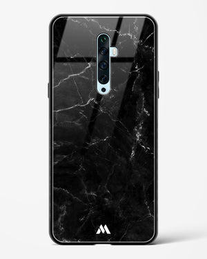 Marquina Black Marble Glass Case Phone Cover (Oppo)