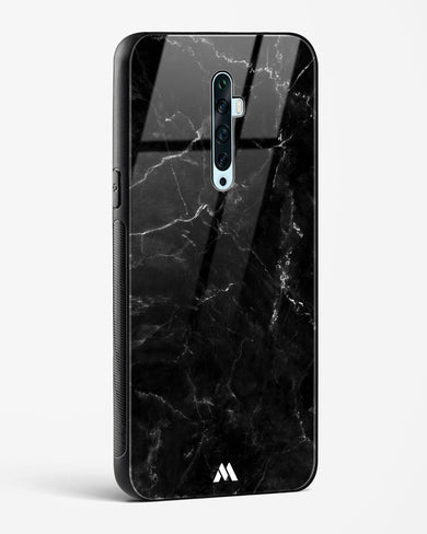 Marquina Black Marble Glass Case Phone Cover (Oppo)