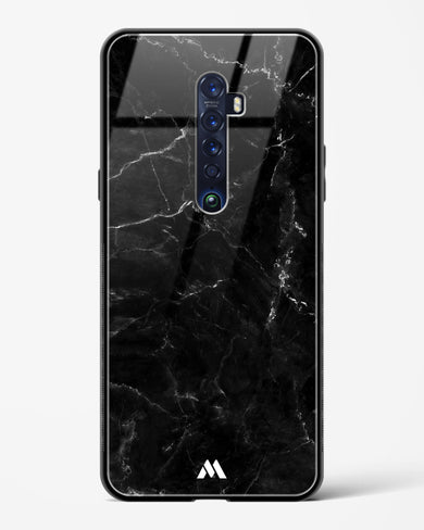 Marquina Black Marble Glass Case Phone Cover (Oppo)