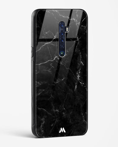 Marquina Black Marble Glass Case Phone Cover (Oppo)