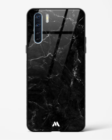 Marquina Black Marble Glass Case Phone Cover (Oppo)