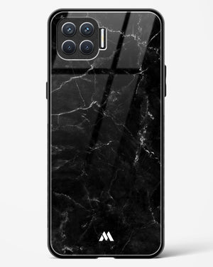 Marquina Black Marble Glass Case Phone Cover (Oppo)
