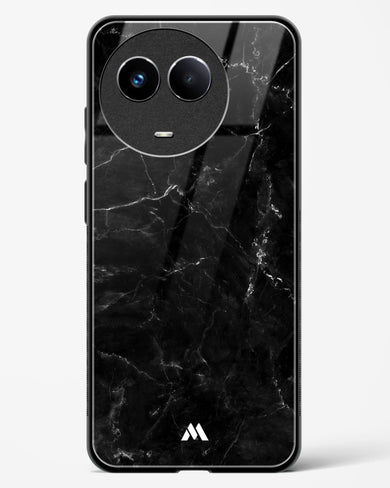 Marquina Black Marble Glass Case Phone Cover (Realme)