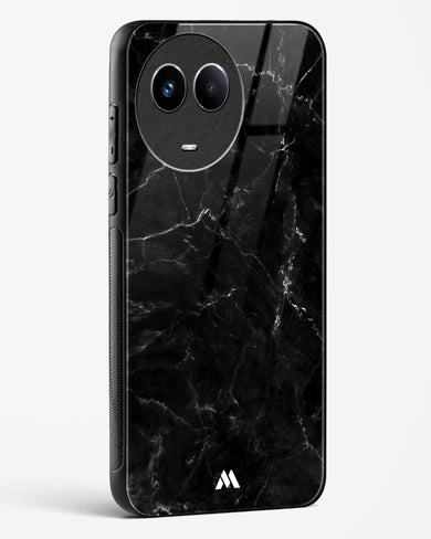 Marquina Black Marble Glass Case Phone Cover (Realme)