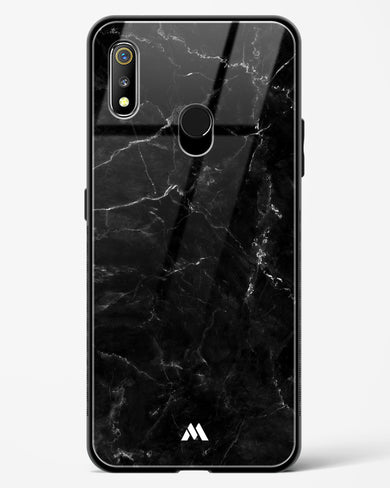 Marquina Black Marble Glass Case Phone Cover (Realme)