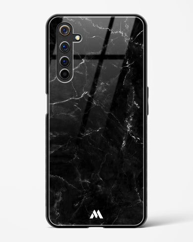 Marquina Black Marble Glass Case Phone Cover (Realme)