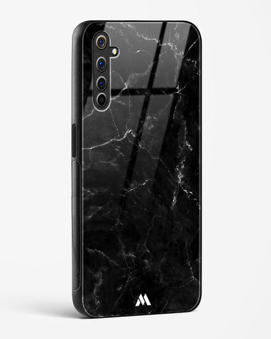 Marquina Black Marble Glass Case Phone Cover (Realme)