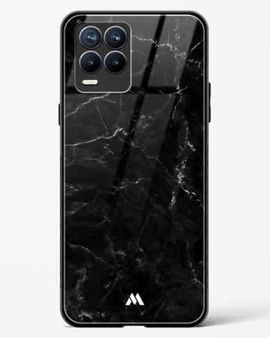 Marquina Black Marble Glass Case Phone Cover (Realme)