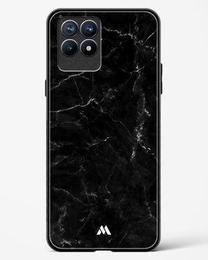 Marquina Black Marble Glass Case Phone Cover-(Realme)