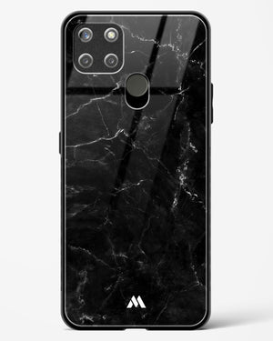 Marquina Black Marble Glass Case Phone Cover-(Realme)