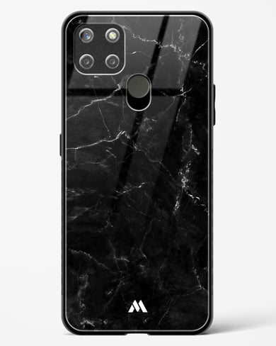 Marquina Black Marble Glass Case Phone Cover (Realme)
