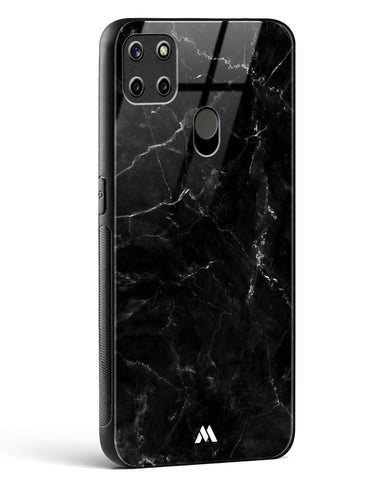 Marquina Black Marble Glass Case Phone Cover (Realme)