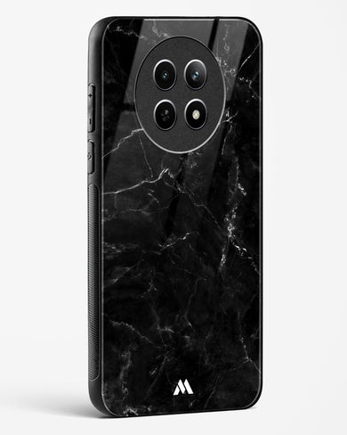 Marquina Black Marble Glass Case Phone Cover (Realme)